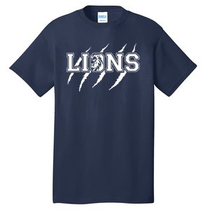 Cool Lions Detroit Football Michigan Tall T-Shirt