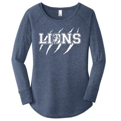 Cool Lions Detroit Football Michigan Women's Perfect Tri Tunic Long Sleeve Shirt