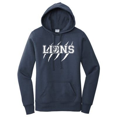 Cool Lions Detroit Football Michigan Women's Pullover Hoodie