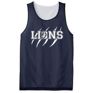 Cool Lions Detroit Football Michigan Mesh Reversible Basketball Jersey Tank