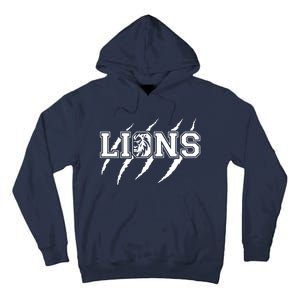 Cool Lions Detroit Football Michigan Tall Hoodie