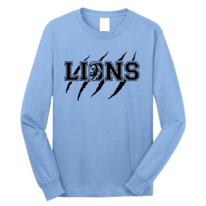 Cool Lions Detroit Football Michigan Long Sleeve Shirt