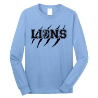 Cool Lions Detroit Football Michigan Long Sleeve Shirt