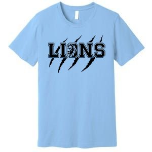 Cool Lions Detroit Football Michigan Premium T-Shirt