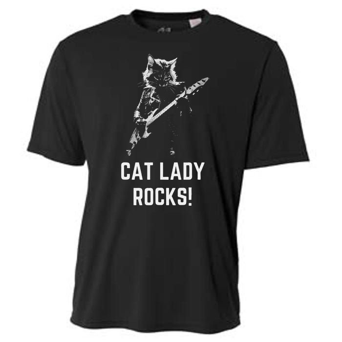 Cat Lady Design Kamala Harris Cooling Performance Crew T-Shirt