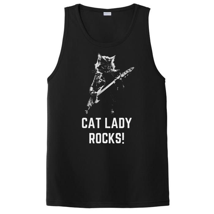 Cat Lady Design Kamala Harris PosiCharge Competitor Tank