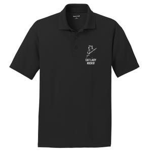 Cat Lady Design Kamala Harris PosiCharge RacerMesh Polo