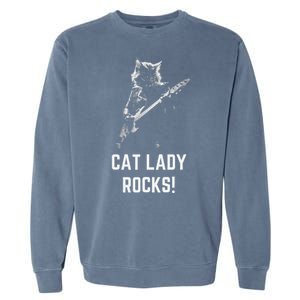 Cat Lady Design Kamala Harris Garment-Dyed Sweatshirt