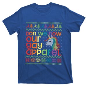 Christmas Lgbt Don We Now Our Gay Rainbow Unicorn Gift T-Shirt