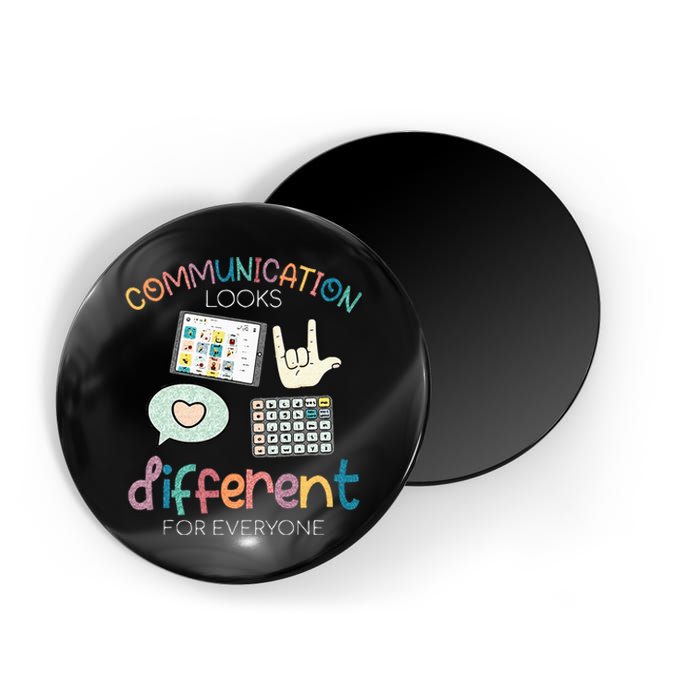 Communication Looks Different For Everyone Autism Awareness Magnet