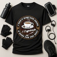 Coffee Lover Drinker Caffeine Morning Espresso Coffee Cooling Performance Crew T-Shirt