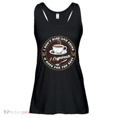 Coffee Lover Drinker Caffeine Morning Espresso Coffee Ladies Essential Flowy Tank