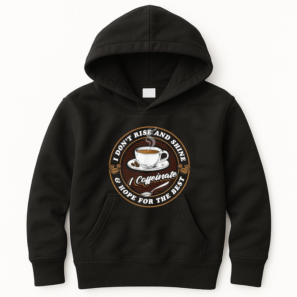 Coffee Lover Drinker Caffeine Morning Espresso Coffee Kids Hoodie