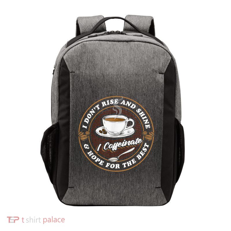 Coffee Lover Drinker Caffeine Morning Espresso Coffee Vector Backpack