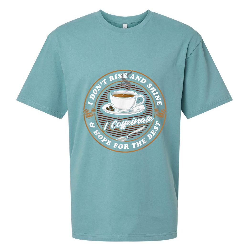 Coffee Lover Drinker Caffeine Morning Espresso Coffee Sueded Cloud Jersey T-Shirt