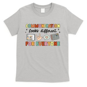 Communication Looks Different For Everyone Speech Therapy T-Shirt