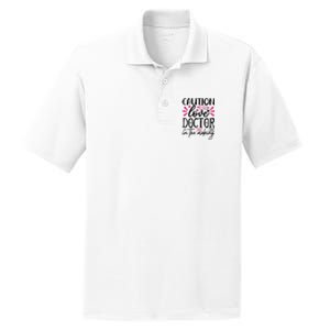 Caution Love Doctor In The Making PosiCharge RacerMesh Polo