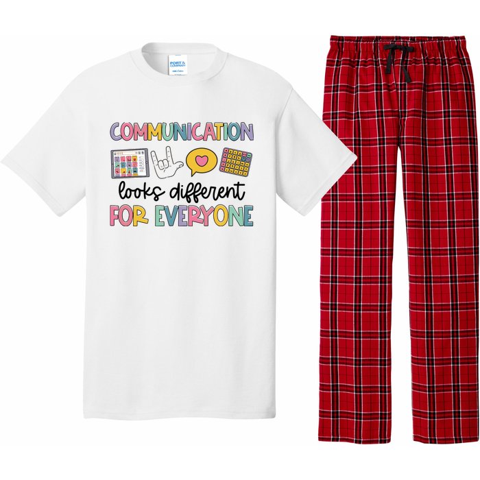 Communication Looks Different For Everyone Speech Therapy Pajama Set