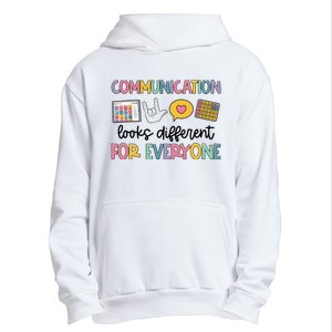 Communication Looks Different For Everyone Speech Therapy Urban Pullover Hoodie