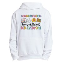 Communication Looks Different For Everyone Speech Therapy Urban Pullover Hoodie