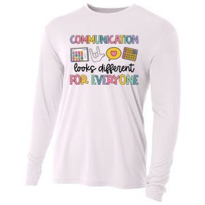 Communication Looks Different For Everyone Speech Therapy Cooling Performance Long Sleeve Crew