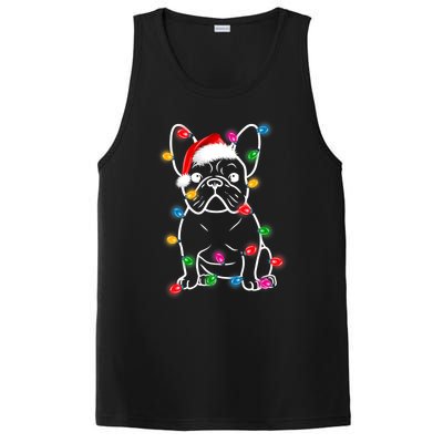 Christmas Lights Dog French Bulldog PosiCharge Competitor Tank