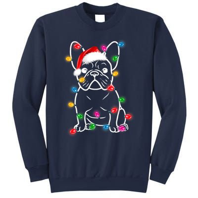 Christmas Lights Dog French Bulldog Sweatshirt