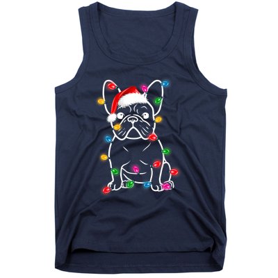 Christmas Lights Dog French Bulldog Tank Top