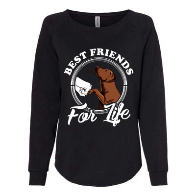 Chocolate Labrador Design Funny Chocolate Labrador Lovers Womens California Wash Sweatshirt