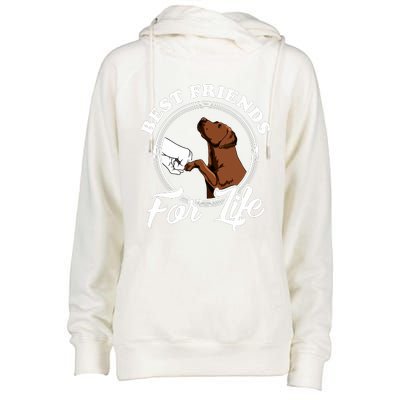 Chocolate Labrador Design Funny Chocolate Labrador Lovers Womens Funnel Neck Pullover Hood