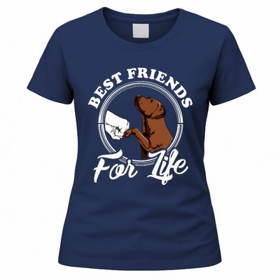 Chocolate Labrador Design Funny Chocolate Labrador Lovers Women's T-Shirt