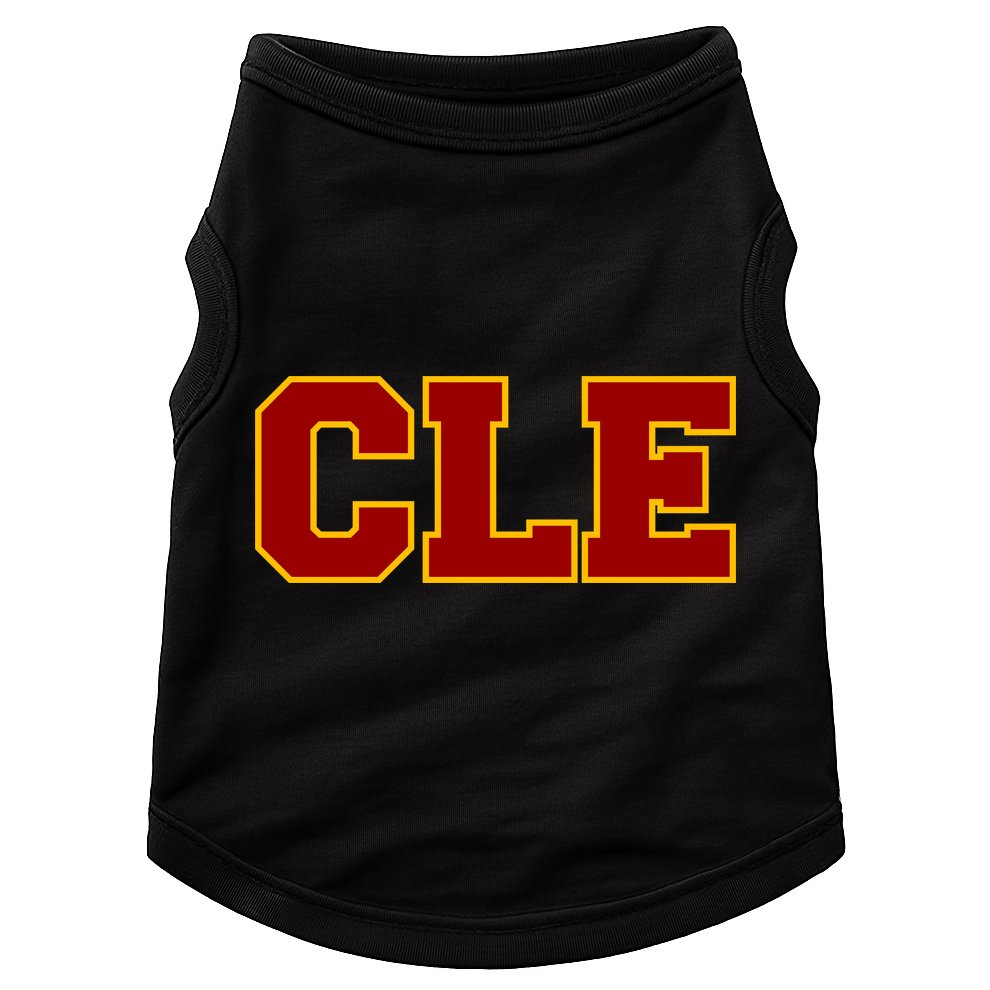 Cle Cleveland Logo Doggie Tank