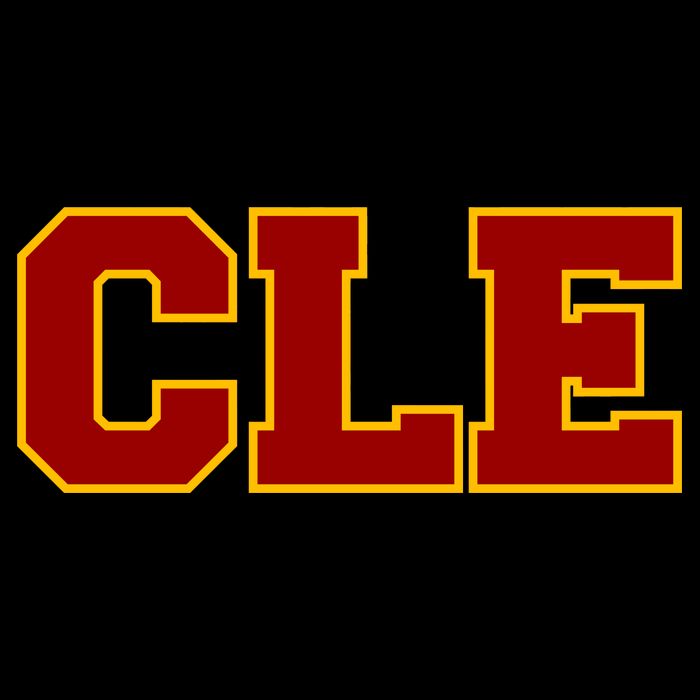 Cle Cleveland Logo Cooling Performance Crew T-Shirt