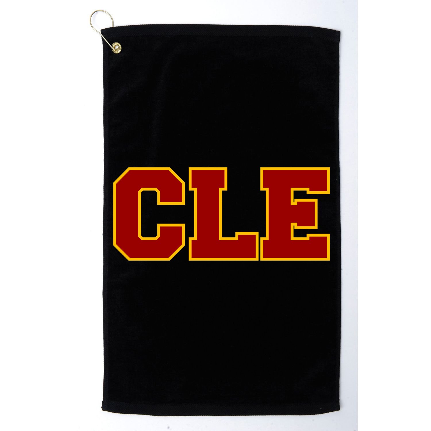 Cle Cleveland Logo Golf Towel