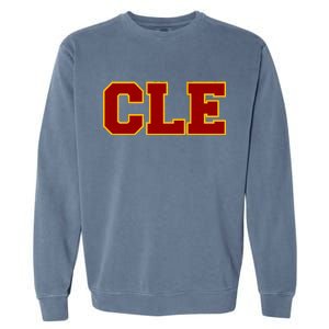 Cle Cleveland Logo Garment-Dyed Sweatshirt