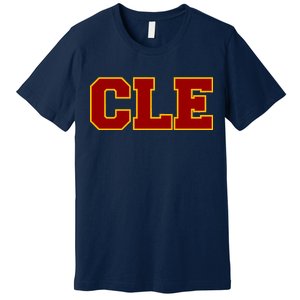 Cle Cleveland Logo Premium T-Shirt