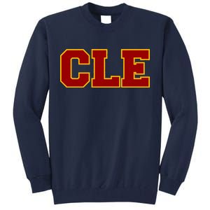 Cle Cleveland Logo Tall Sweatshirt