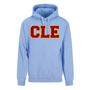 Cle Cleveland Logo Unisex Surf Hoodie