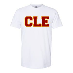 Cle Cleveland Logo Softstyle CVC T-Shirt