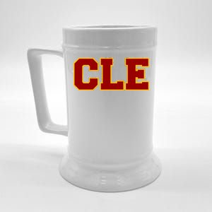 Cle Cleveland Logo Beer Stein