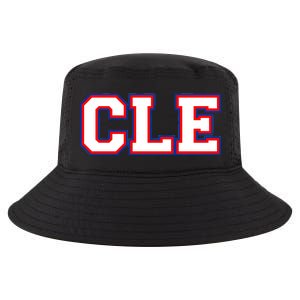 CLE Cleveland, Ohio College Letters Baseball Colors Cool Comfort Performance Bucket Hat