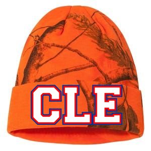 CLE Cleveland, Ohio College Letters Baseball Colors Kati Licensed 12" Camo Beanie