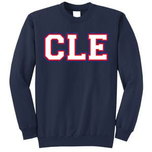 CLE Cleveland, Ohio College Letters Baseball Colors Sweatshirt