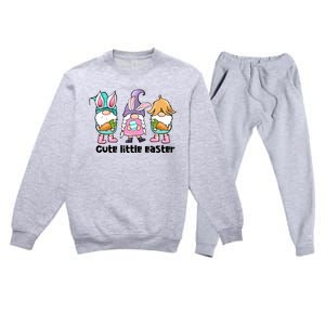 Cute Little Easter Premium Crewneck Sweatsuit Set