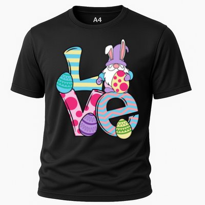 Cute Love Easter Gnome Egg Hunting Bunny Easter Performance Shirt