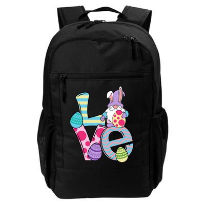 Cute Love Easter Gnome Egg Hunting Bunny Easter Backpack