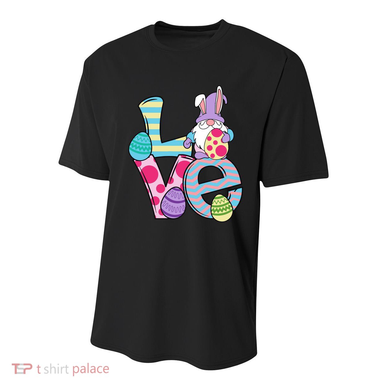 Cute Love Easter Gnome Egg Hunting Bunny Easter Youth Performance Sprint T-Shirt