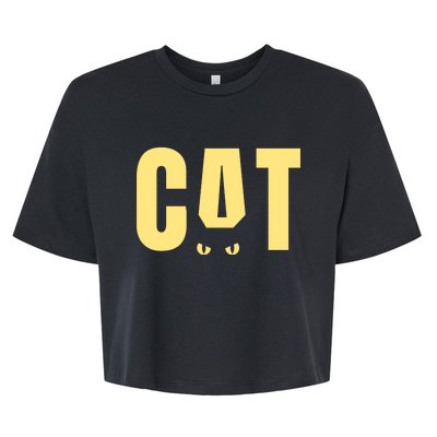 Cat Lover Ears Cute Gift Bella+Canvas Jersey Crop Tee