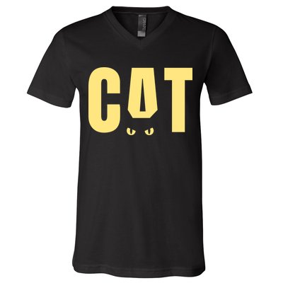 Cat Lover Ears Cute Gift V-Neck T-Shirt