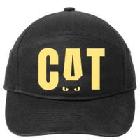 Cat Lover Ears Cute Gift 7-Panel Snapback Hat